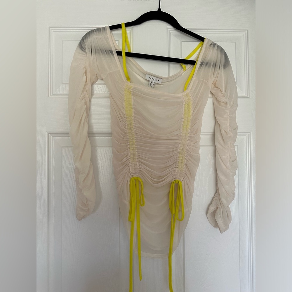 Topshop sheer top